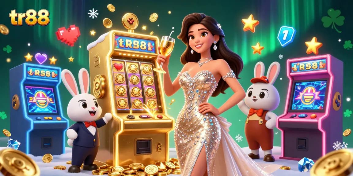 Enjoy thrilling gaming adventures at tr88 while celebrating with golden jackpots and exciting casino elements.