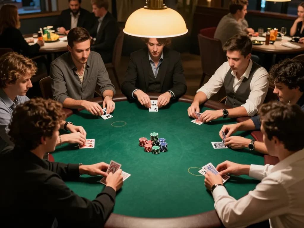 XX88 poker game night showing players engaging with cards and chips during a friendly competition.