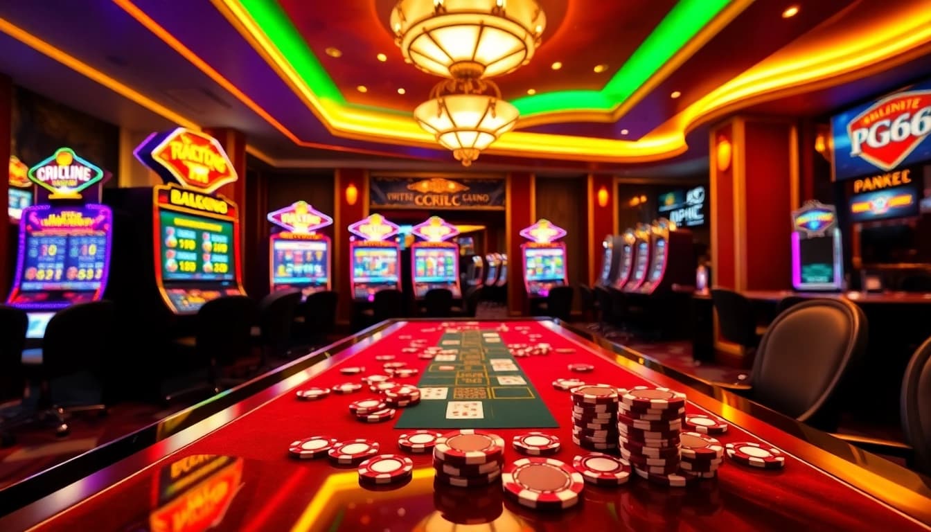 Experience the thrill at trang chủ PG66 with vibrant casino tables and exciting gameplay.