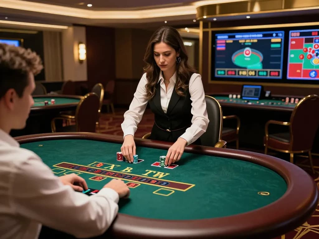 N188 online players engaging in live dealer blackjack with strategic betting decisions