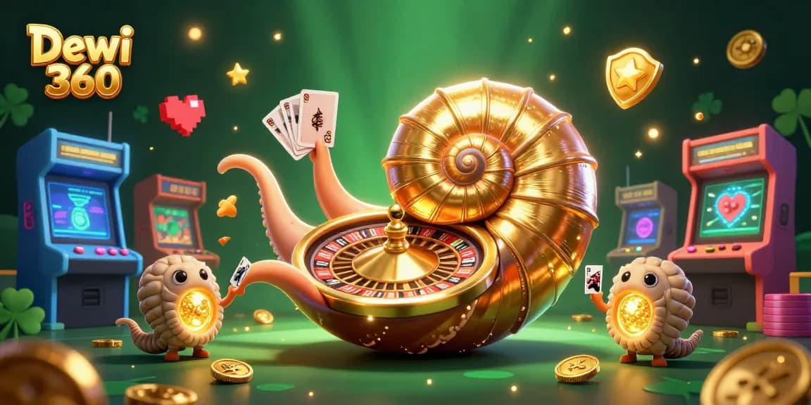 Dewi 360 menampilkan pengalaman bermain yang seru dengan nautilus dan elemen kasino yang kaya.