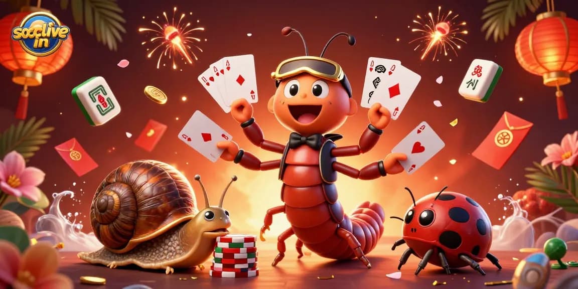 Engage with Socolive in vibrant 3D casino action as dealers and high rollers animate the gaming experience.