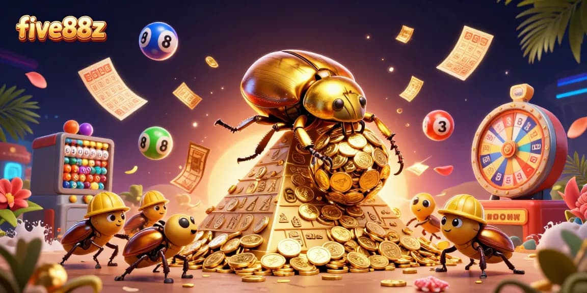 Engage with five88z in vibrant lottery excitement and rich casino elements.
