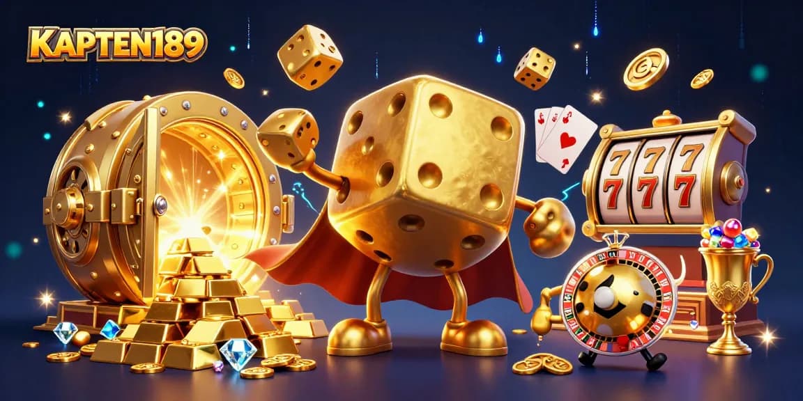 KAPTEN189 mengguncang dadu emas dalam jackpot yang megah di kasino online.