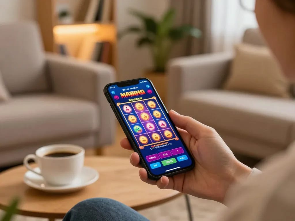 Experience thrilling moments at Jilipinas online casino while spinning slots on smartphone.