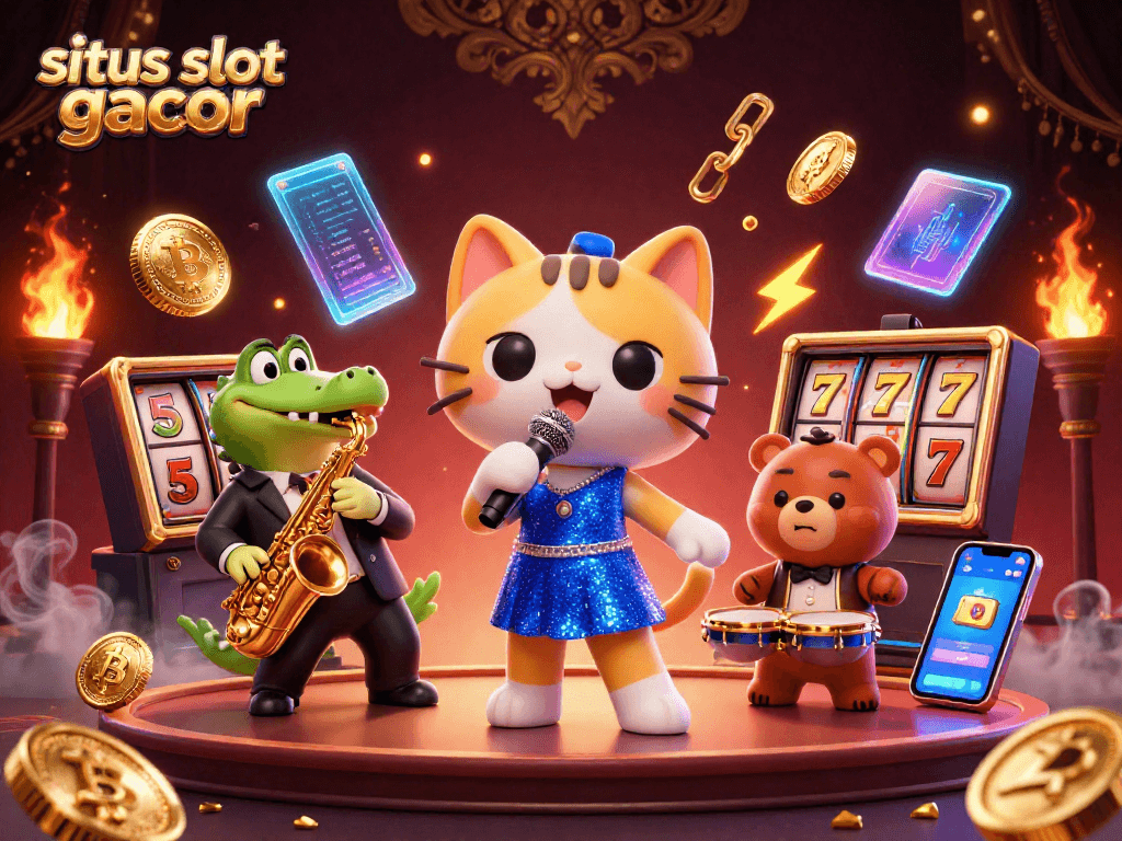 Join the fun at situs slot gacor with our vibrant 3D casino illustration showcasing exciting gaming action!