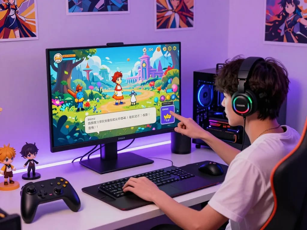 Experience porngames in vibrant interactive virtual worlds with engaging characters and cozy gaming setups.
