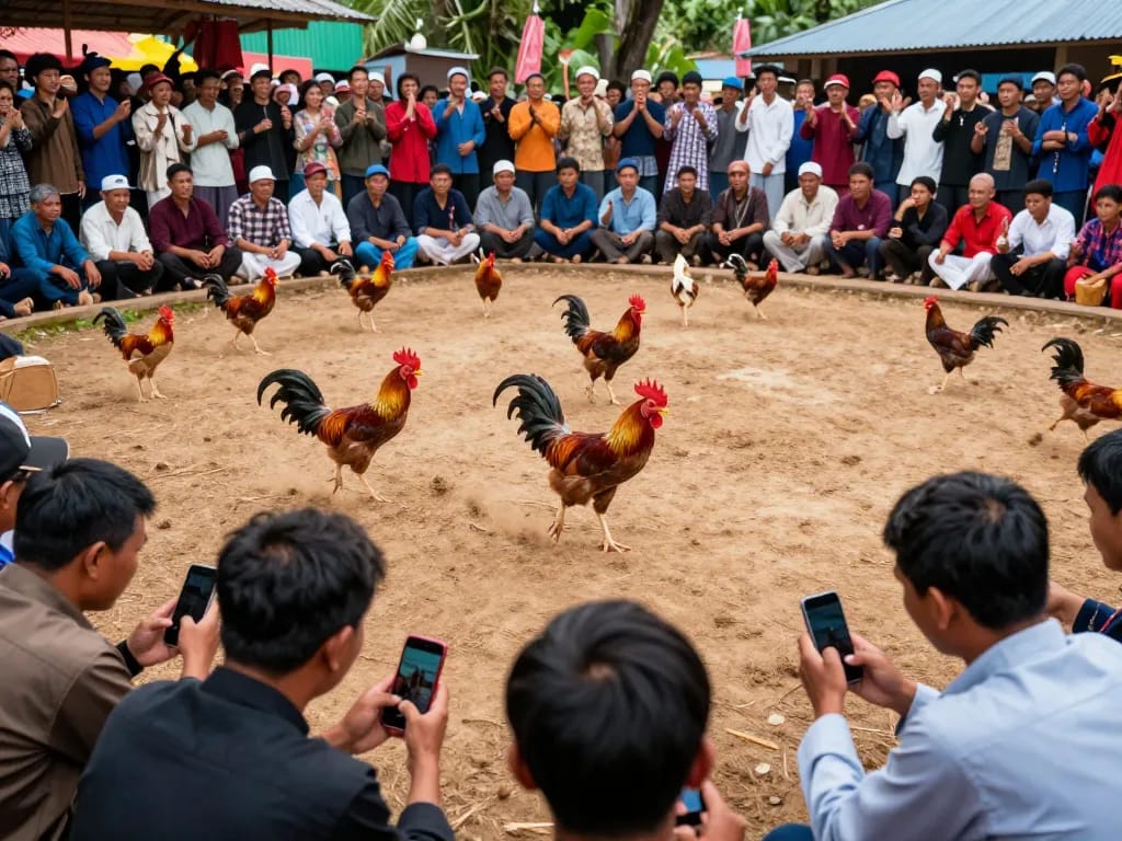 Sự kiện trực tiếp Cá đó đá gà thomo trình diễn những trận đấu gà chọi cạnh tranh với khán giả nhiệt tình