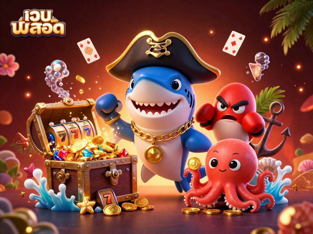 Spin the เว็บสล็อต reels with our ocean-themed pirate characters for exciting rewards!