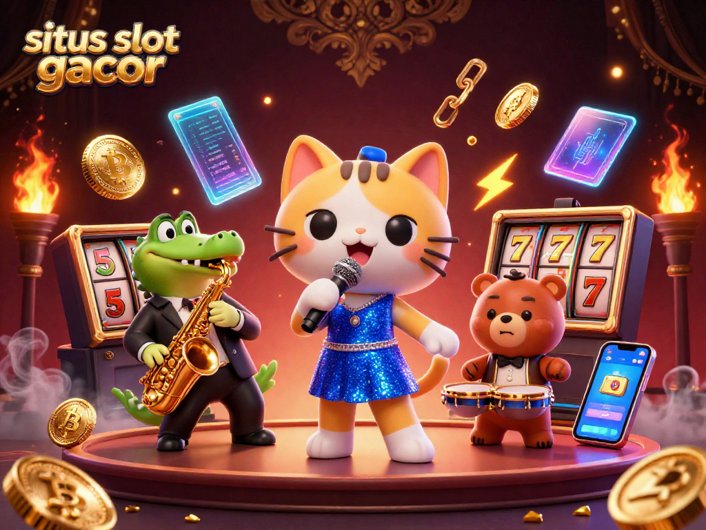 Join the fun at situs slot gacor with our vibrant 3D casino illustration showcasing exciting gaming action!