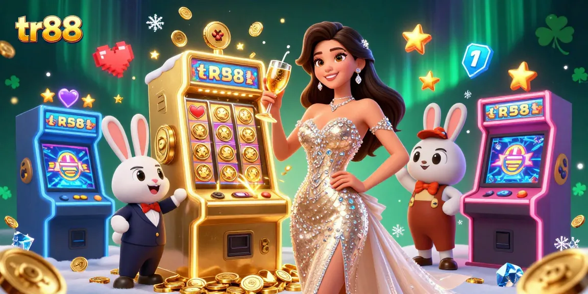 Enjoy thrilling gaming adventures at tr88 while celebrating with golden jackpots and exciting casino elements.