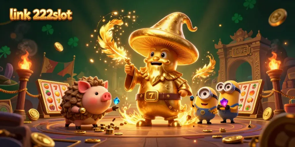 Menangkan jackpot dengan link 222slot dalam ilustrasi kasino yang memukau dan penuh detail.