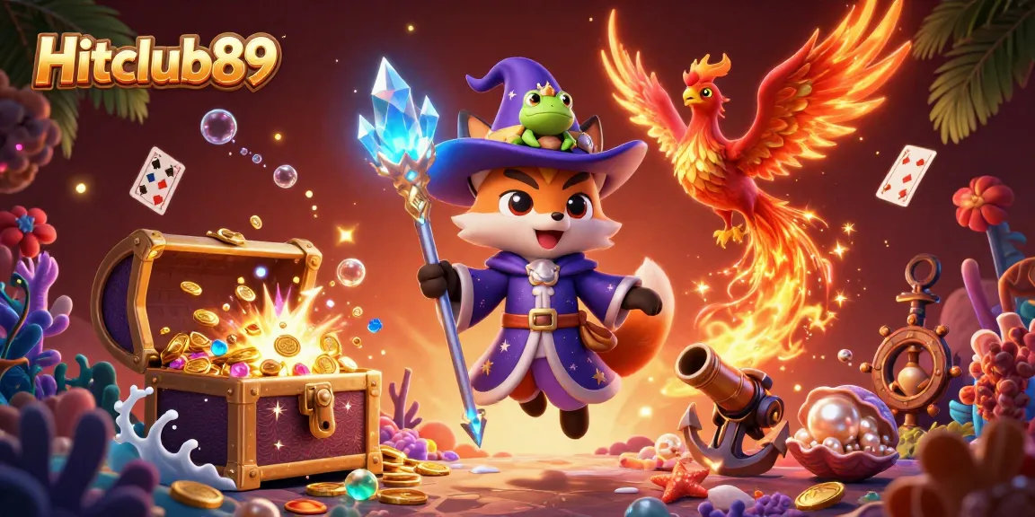 Experience thrilling gameplay with Hitclub89's vibrant casino world featuring stunning mystical elements.