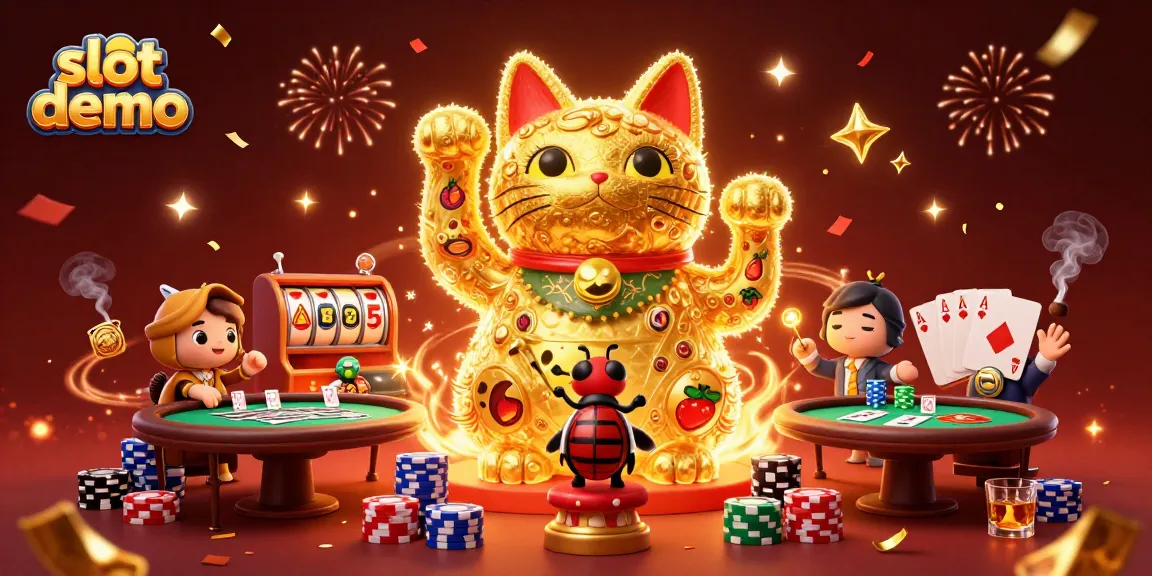Bermain slot demo dengan simbol kasino yang menarik dan peluang kemenangan tinggi.