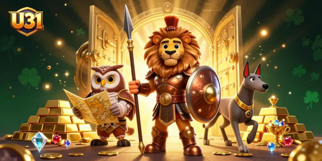 Engage with U31 at the vibrant casino scene, showcasing treasures bursting with winning potential.