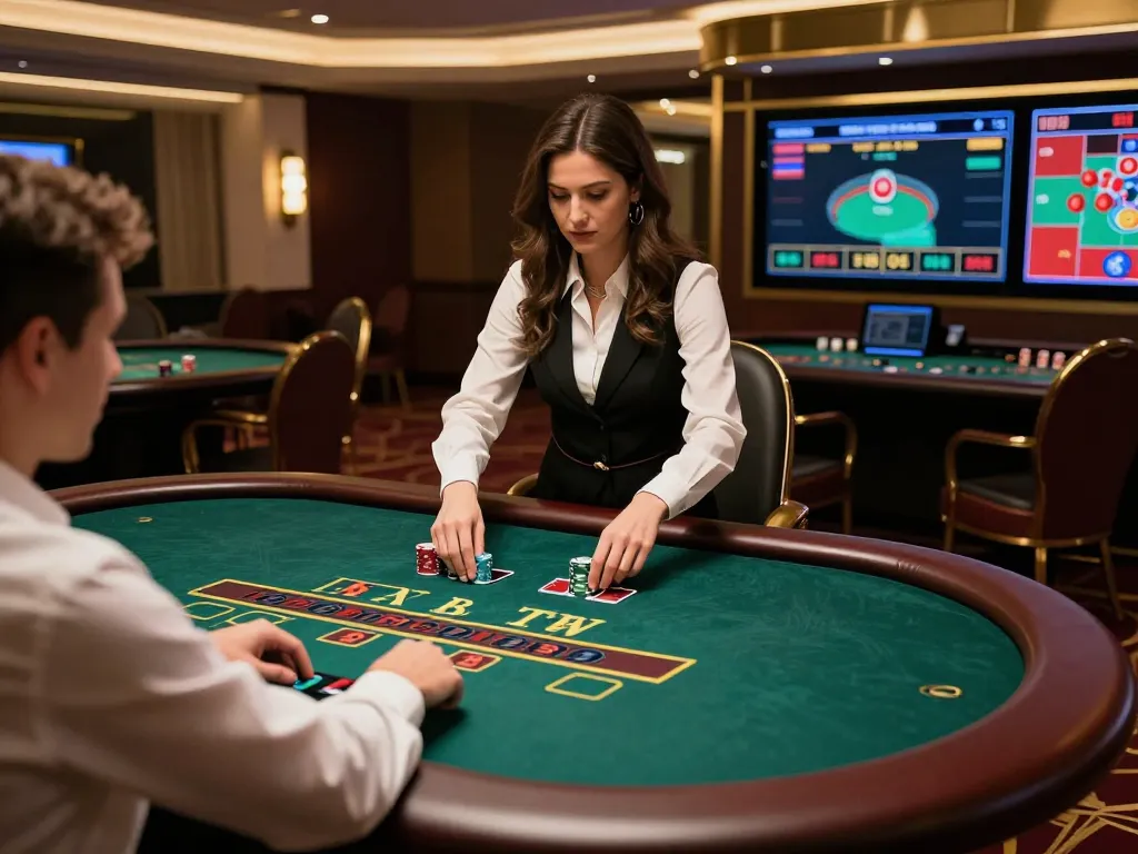 N188 online players engaging in live dealer blackjack with strategic betting decisions