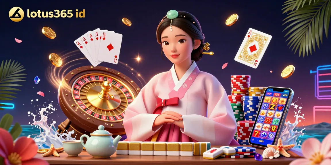 Experience gaming excitement with lotus365 id, featuring elegant characters and dynamic casino elements.