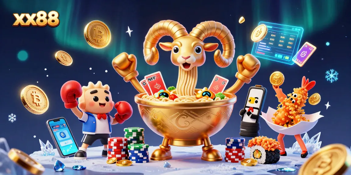 Experience the thrill of xx88 with a dynamic 3D cartoon casino scene featuring whimsical characters and vibrant gaming elements.