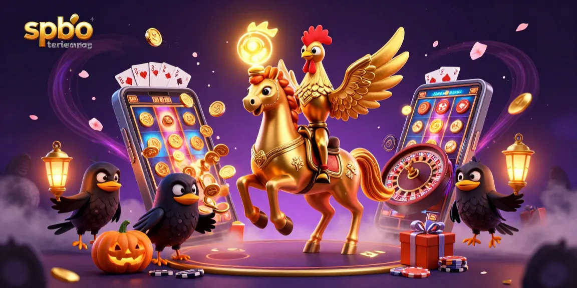Experience thrilling gameplay in the spbo terlengkap casino scene with vibrant characters and exciting elements.