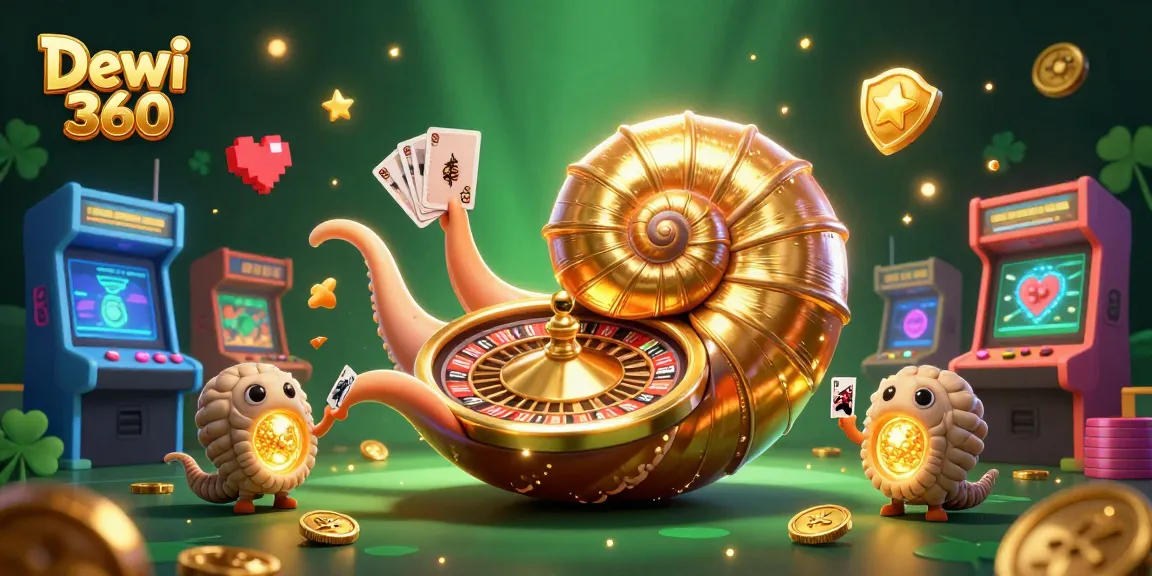 Dewi 360 menampilkan pengalaman bermain yang seru dengan nautilus dan elemen kasino yang kaya.