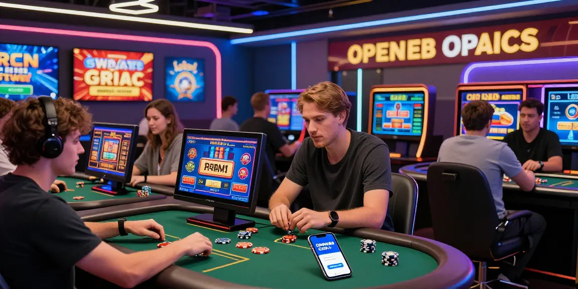 Diverse players enjoying thrilling games on OPEN88.COM in a modern virtual casino environment with vibrant graphics and exciting promotions.