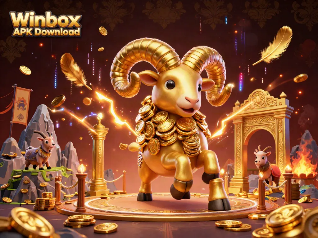 Winbox APK Download: Experience the thrill of golden casino action in a vibrant arena.