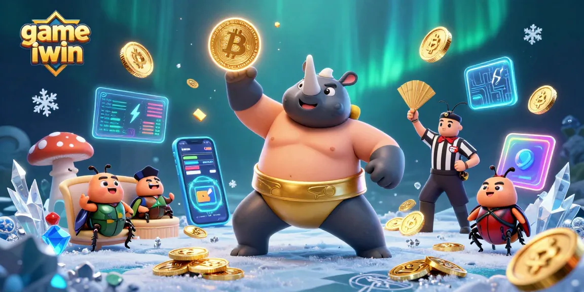 Engage in the game iwin with vibrant 3D casino characters and dynamic crypto elements.