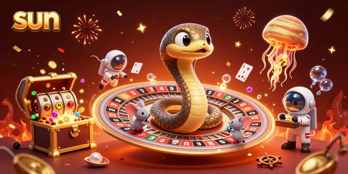 Engage with sun-inspired casino action as mice bet on the cosmic roulette wheel.