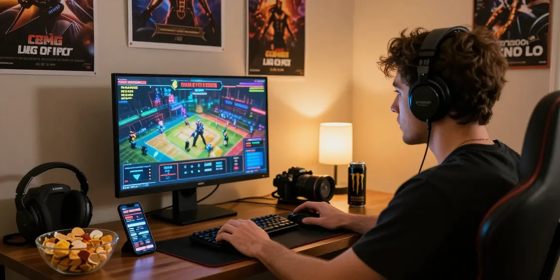 Engaging online gambling setup with betebet on-screen, showcasing immersive gaming experience.