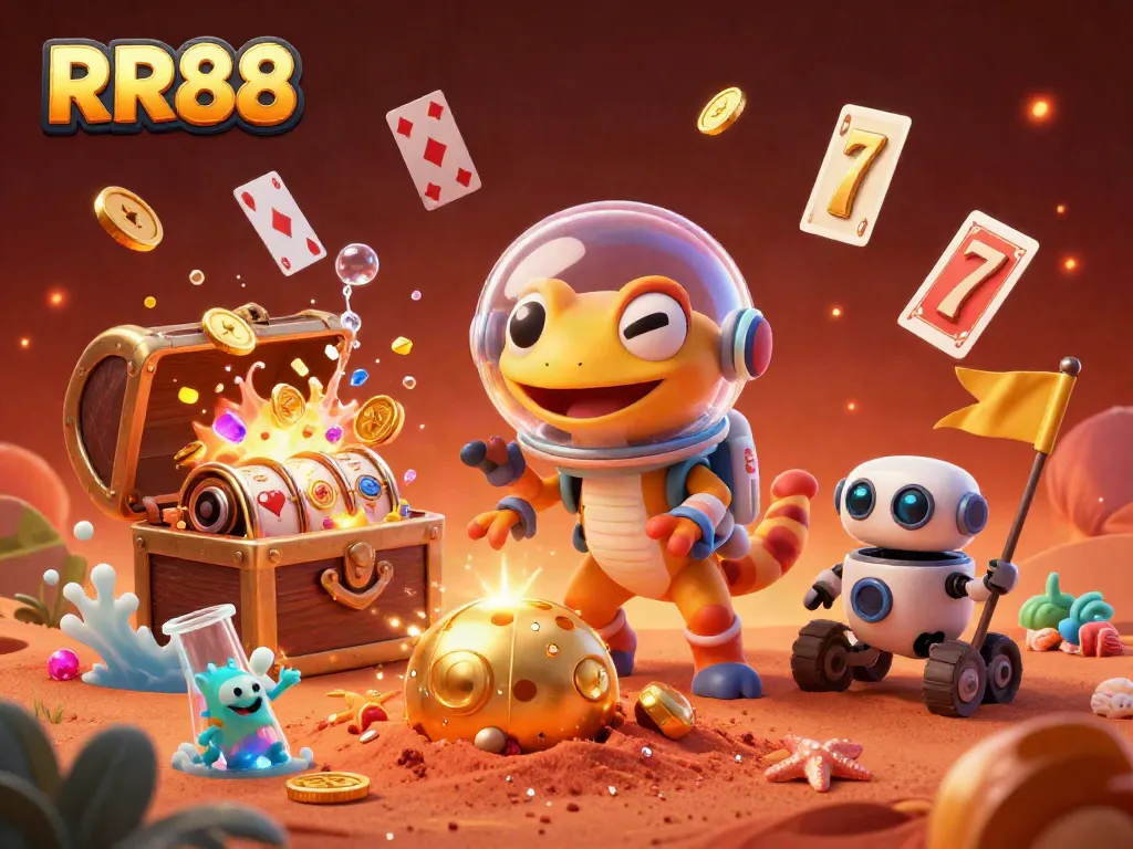 Experience thrilling gameplay at the RR88 casino with dynamic slot and jackpot elements bursting with excitement.