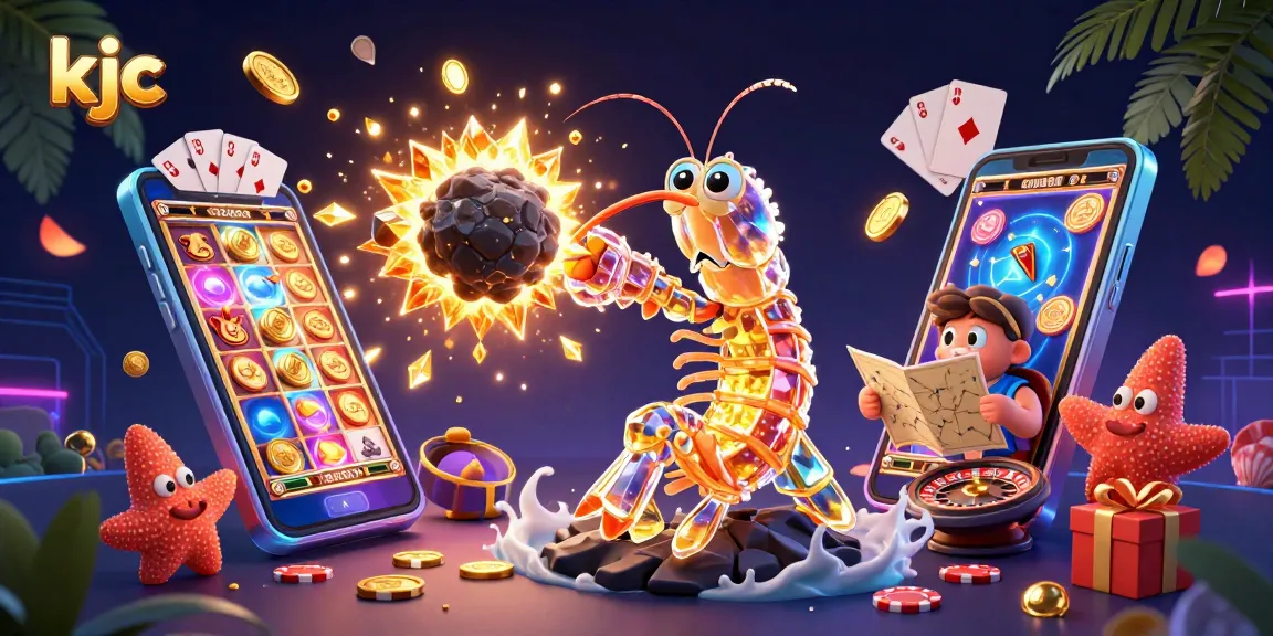 Experience vibrant gaming excitement with kjc, featuring dynamic characters and casino elements.