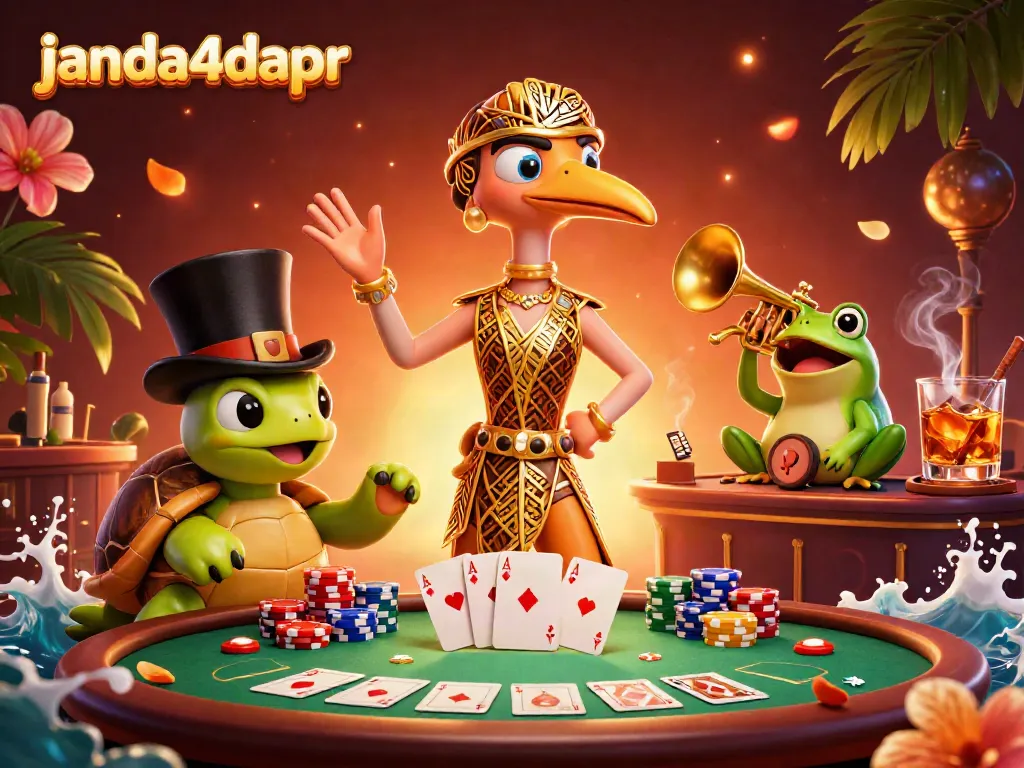 Gali keseruan permainan di janda4dapr dengan karakter bergaya kasino live.