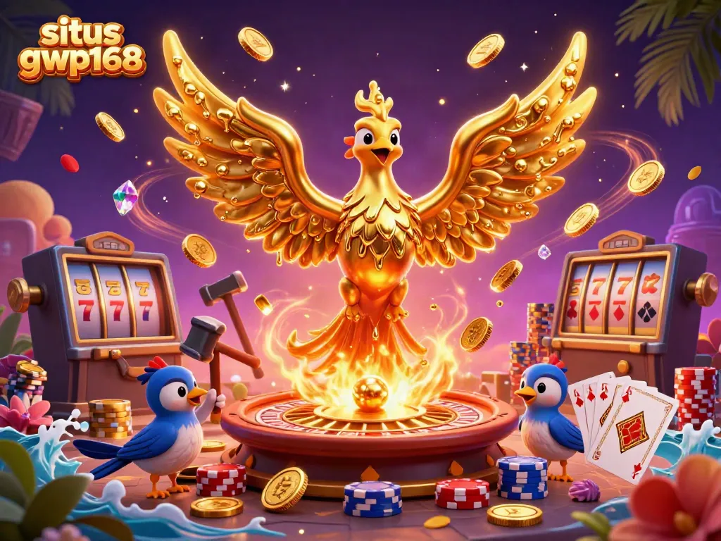 Memenangkan pengalaman bermain di situs gwp168 dengan ilustrasi kasino 3D yang megah dan kaya detail.