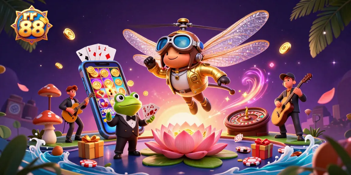Experience thrilling gaming adventures with rr 88 featuring a vibrant casino scene full of excitement.