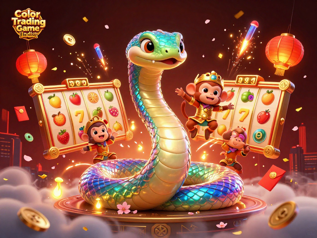 Experience the Color Trading Game India with vibrant slot reels, lively characters, and engaging casino elements.