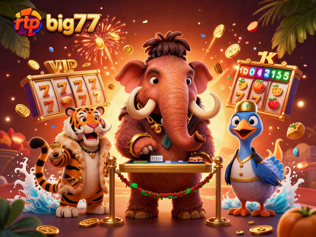 Menggandakan pengalaman dengan rtp big777 dari bouncer mammoth berbulu di kasino menghadiri VIP yang glamor