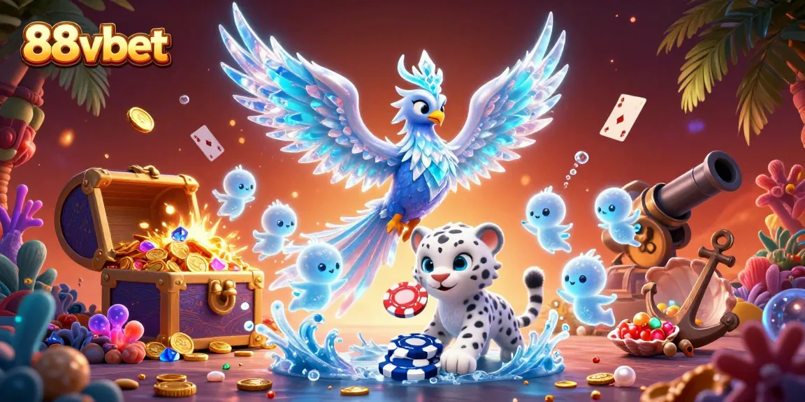 Engage in thrilling gameplay at 88vbet with colorful characters and vibrant casino elements.